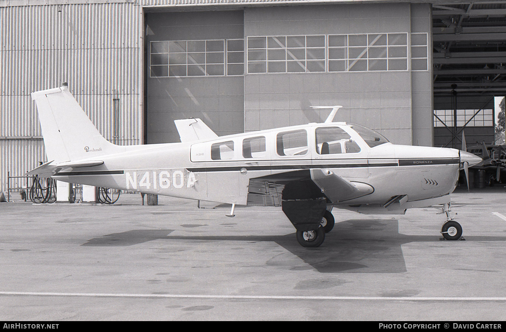 Aircraft Photo of N4160A | Beech A36 Bonanza 36 | AirHistory.net #25167