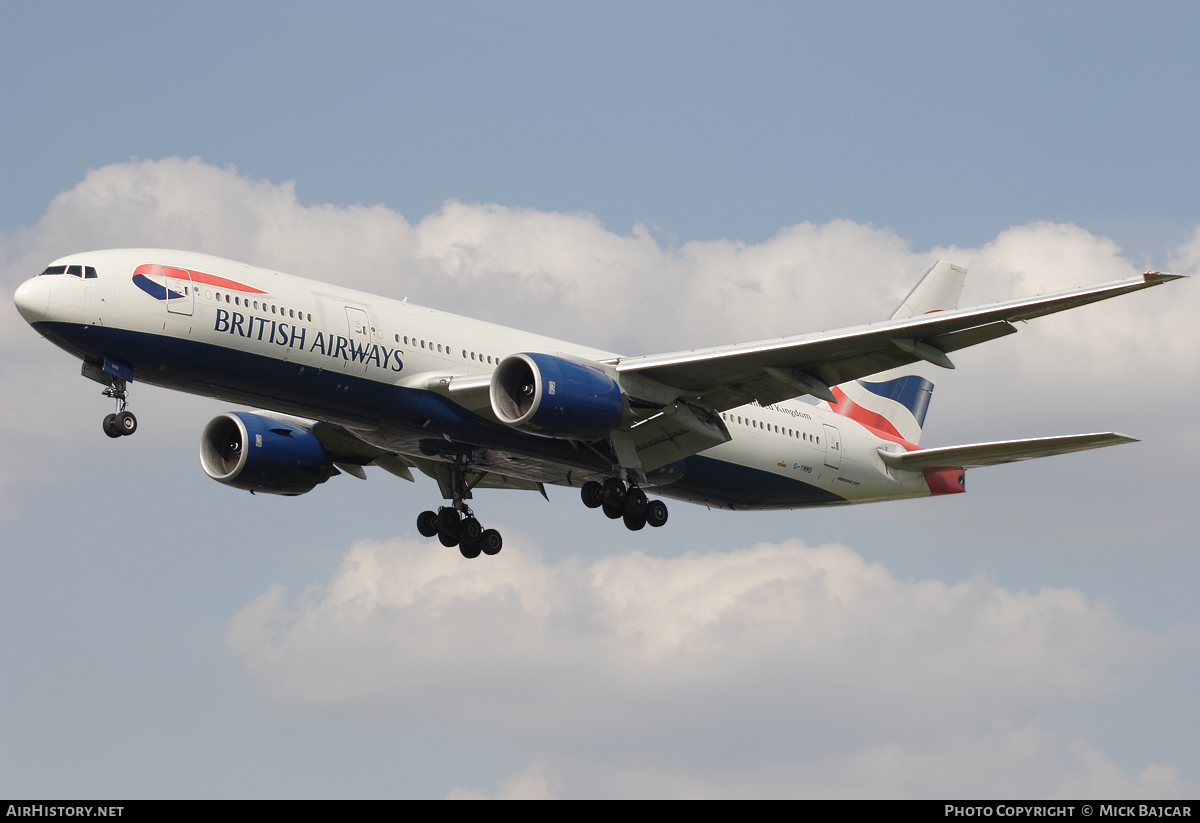 Aircraft Photo of G-YMMB | Boeing 777-236/ER | British Airways | AirHistory.net #25169