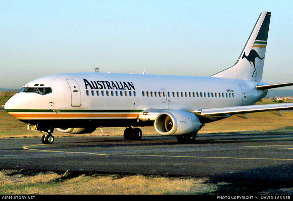 Aircraft Photo of VH-TAH | Boeing 737-376 | Australian Airlines | AirHistory.net #25225
