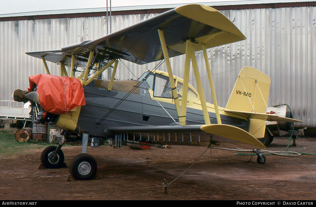 Aircraft Photo of VH-RAO | Grumman G-164A Super Ag-Cat | Rural Aviation | AirHistory.net #25235