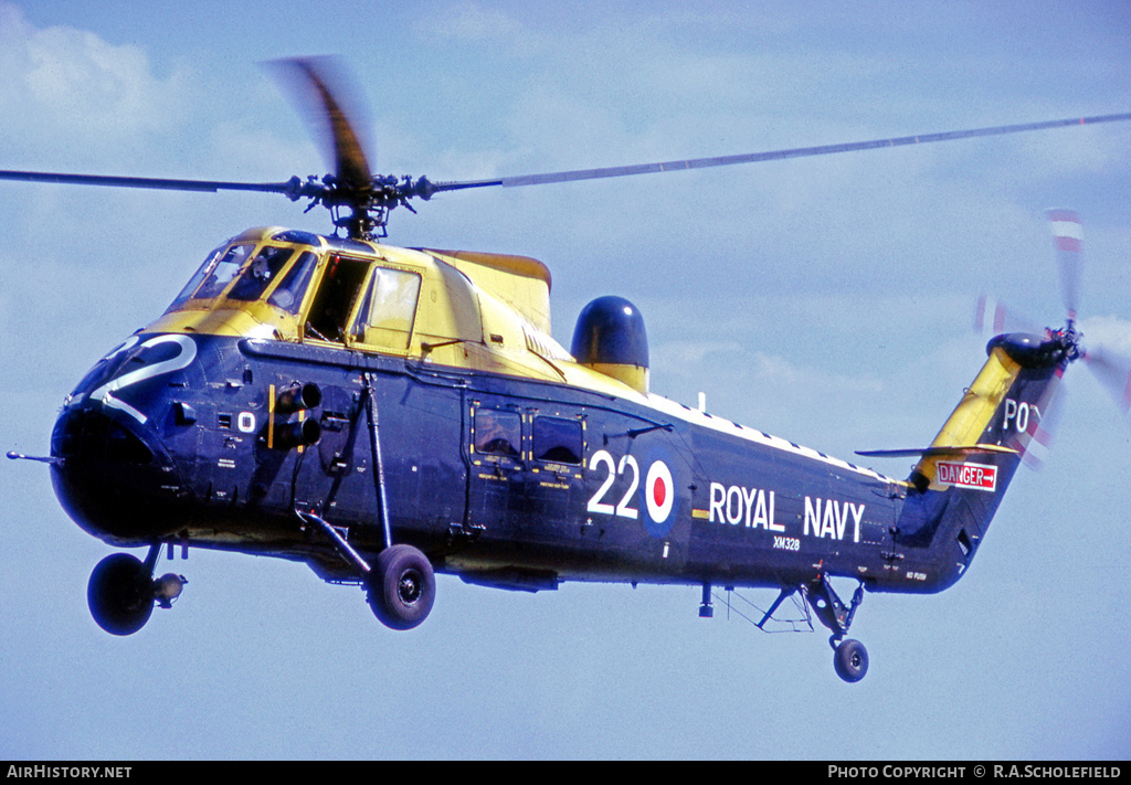 Aircraft Photo of XM328 | Westland WS-58 Wessex HAS.3 | UK - Navy | AirHistory.net #25241