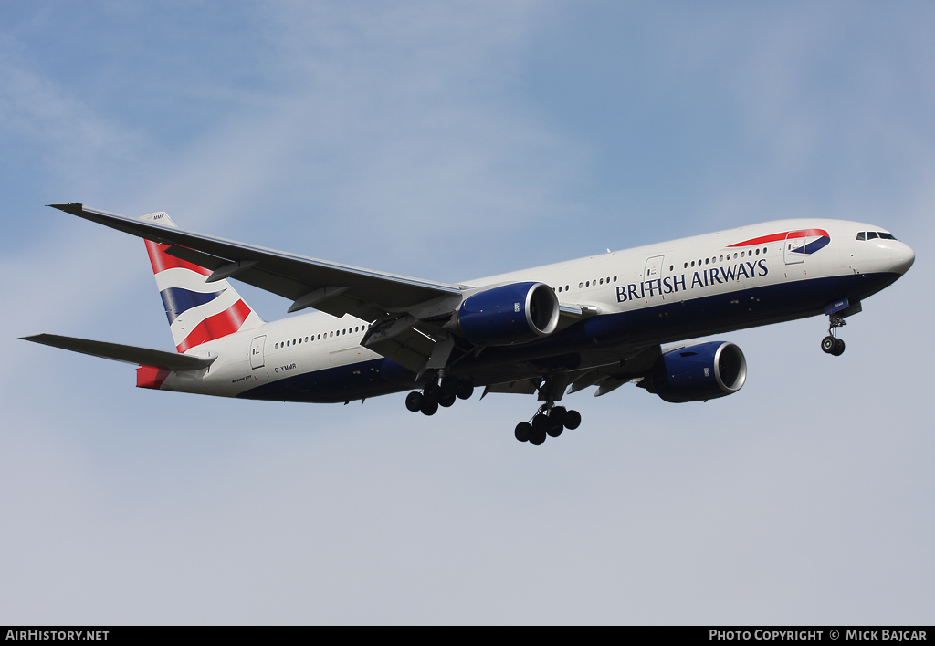 Aircraft Photo of G-YMMR | Boeing 777-236/ER | British Airways | AirHistory.net #25248