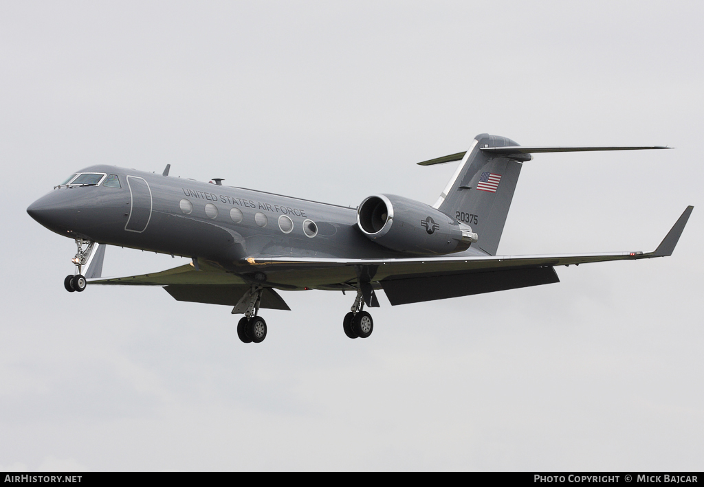 Aircraft Photo of 92-0375 / 20375 | Gulfstream Aerospace C-20H Gulfstream IV (G-IV) | USA - Air Force | AirHistory.net #25262