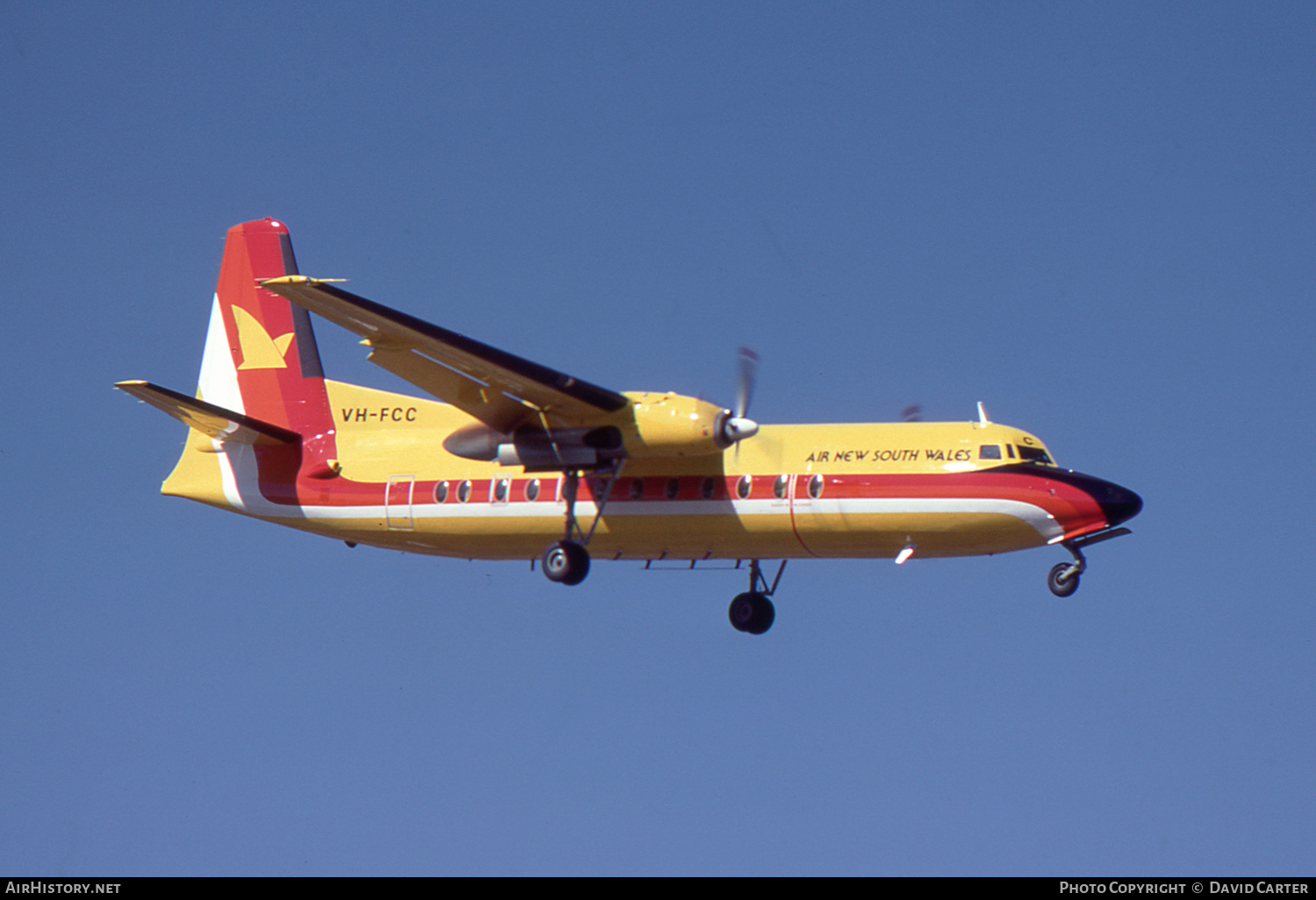 Aircraft Photo of VH-FCC | Fokker F27-500F Friendship | Air New South Wales | AirHistory.net #25265