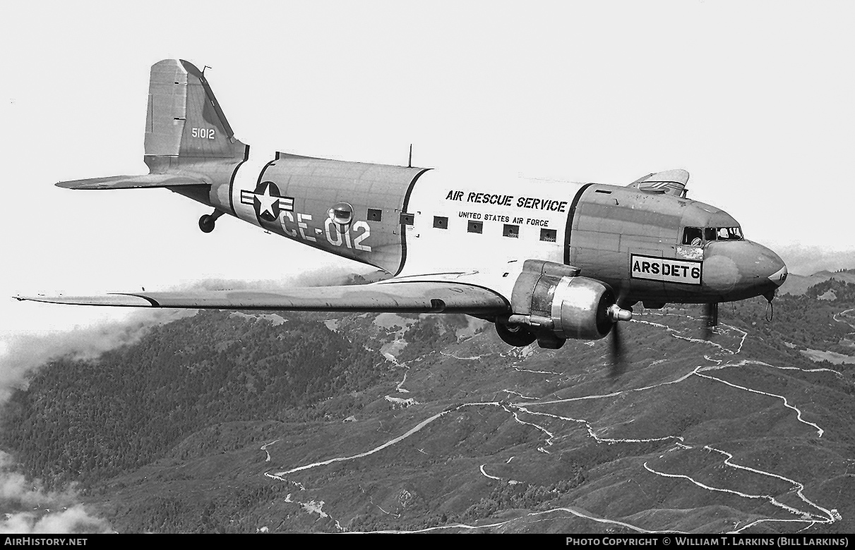 Aircraft Photo of 45-1012 / 51012 | Douglas SC-47D Skytrain | USA - Air Force | AirHistory.net #25276