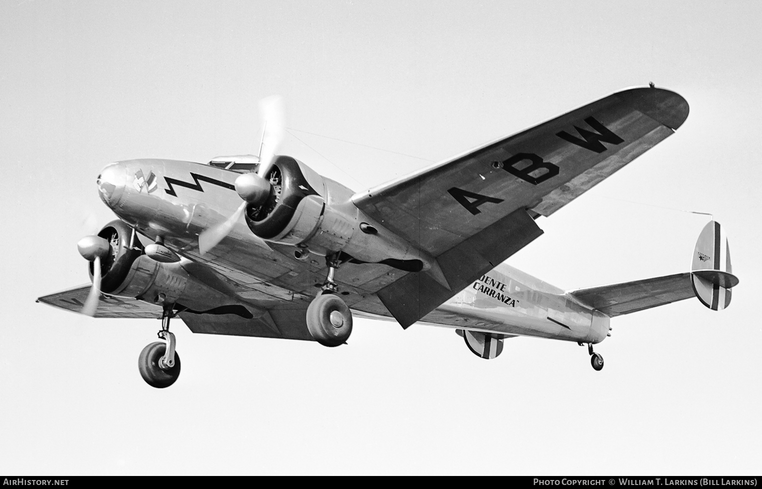 Aircraft Photo of XB-ABW | Lockheed 12-A Electra Junior | AirHistory.net #25285
