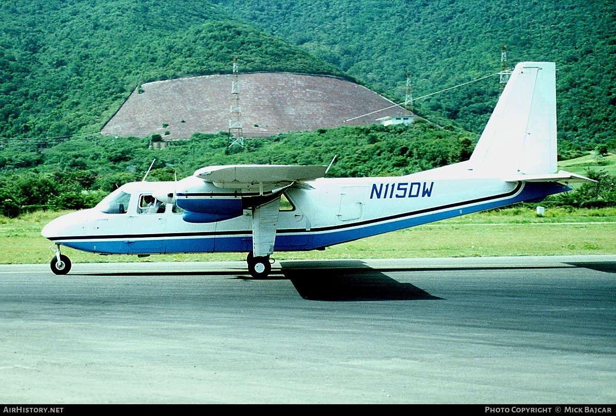 Aircraft Photo of N115DW | Britten-Norman BN-2A-8 Islander | AirHistory.net #25295