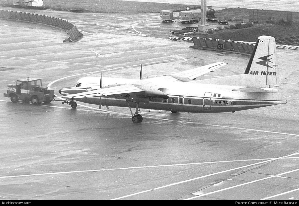 Aircraft Photo of F-BPNH | Fokker F27-500 Friendship | Air Inter | AirHistory.net #25303
