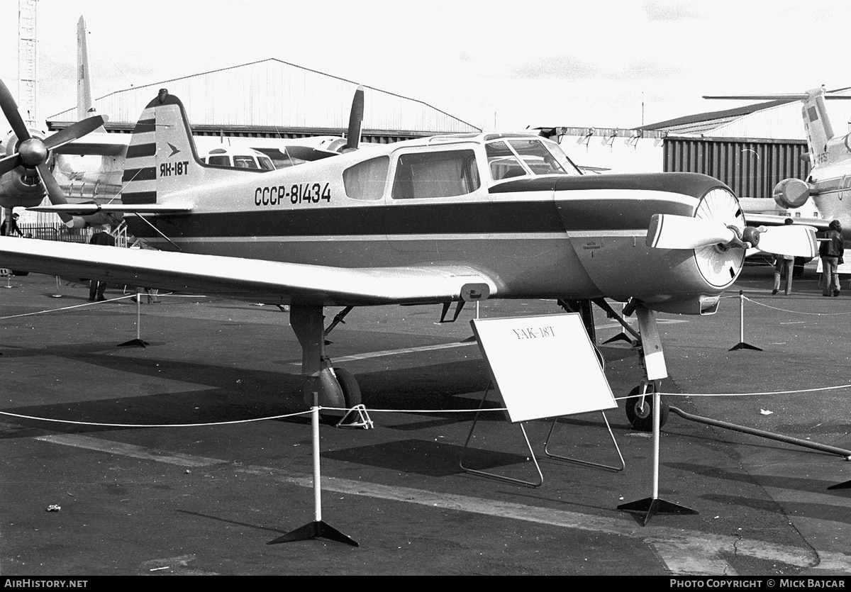Aircraft Photo of CCCP-81434 | Yakovlev Yak-18T | AirHistory.net #25305