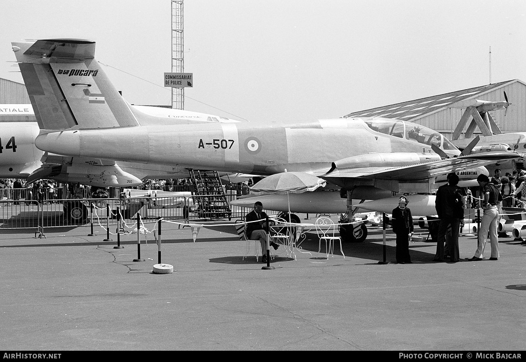 Aircraft Photo of A-507 | FMA IA-58A Pucara | Argentina - Air Force | AirHistory.net #25306