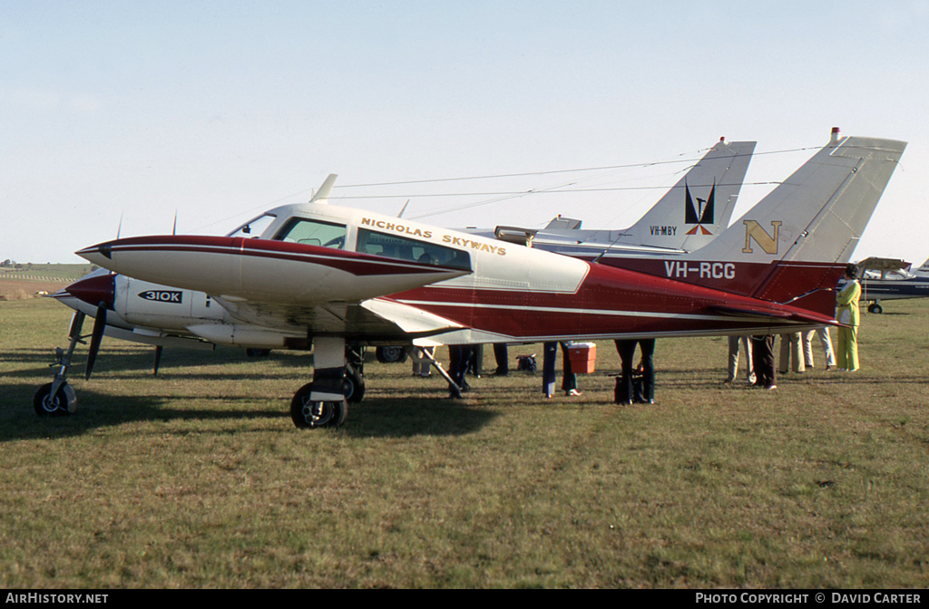 Aircraft Photo of VH-RCG | Cessna 310K | Nicholas Skyways | AirHistory.net #25328