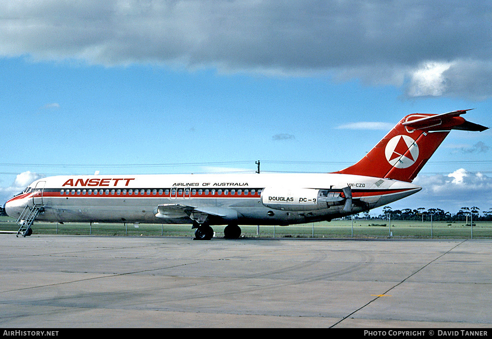 Aircraft Photo of VH-CZD | McDonnell Douglas DC-9-31 | Ansett Airlines of Australia | AirHistory.net #25340