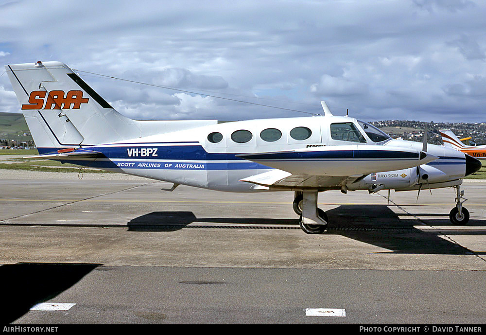 Aircraft Photo of VH-BPZ | Cessna 402 | Scott Airlines of Australia - SAA | AirHistory.net #25351