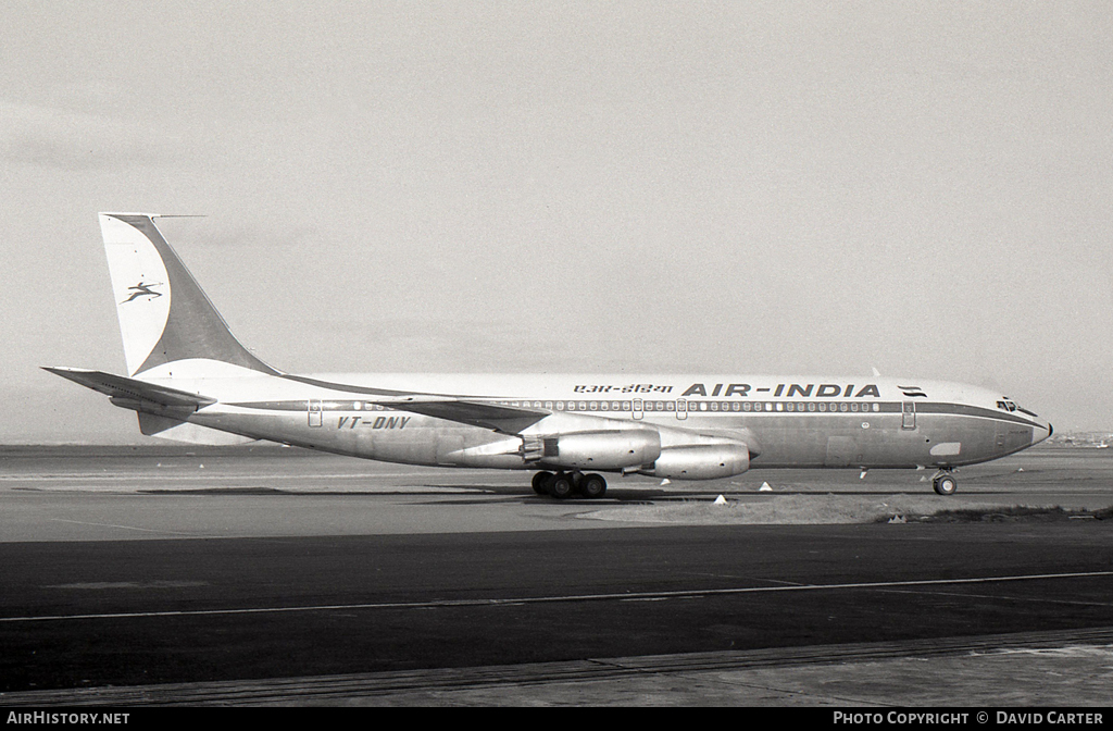 Aircraft Photo of VT-DNY | Boeing 707-437 | Air India | AirHistory.net #25388