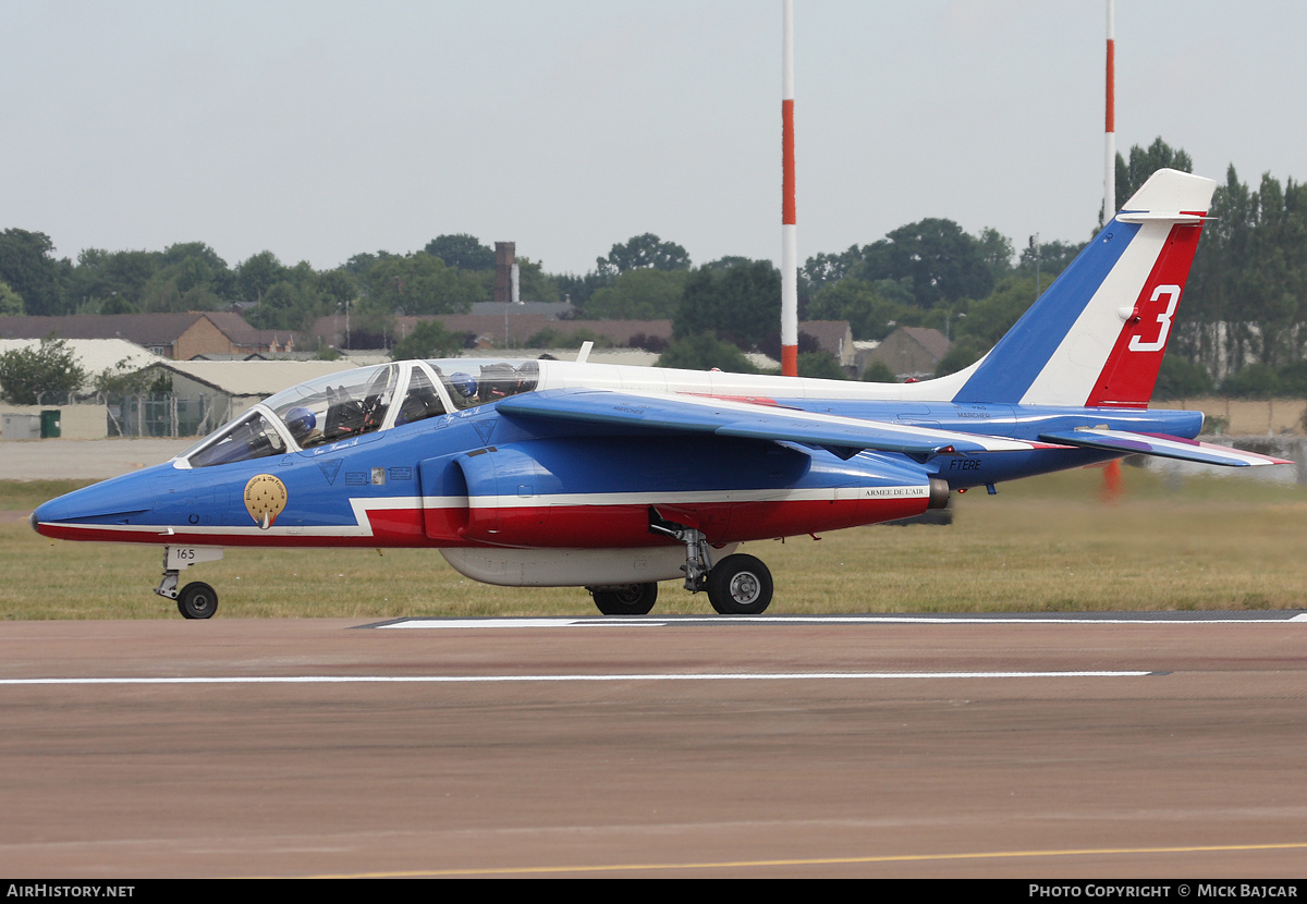 Aircraft Photo of E165 | Dassault-Dornier Alpha Jet E | France - Air Force | AirHistory.net #25393