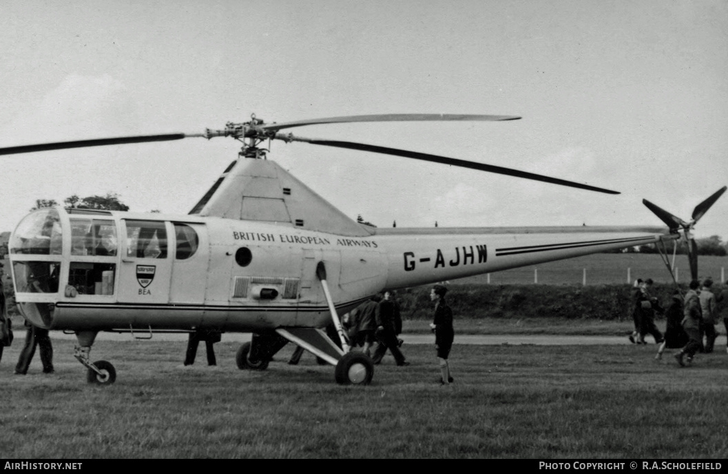 Aircraft Photo of G-AJHW | Sikorsky S-51 | BEA - British European Airways | AirHistory.net #25399