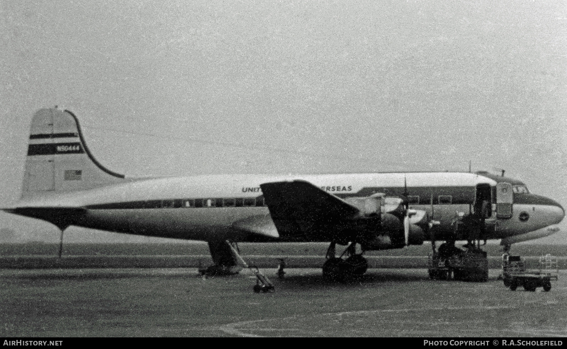 Aircraft Photo of N90444 | Douglas C-54A Skymaster | United States Overseas Airlines | AirHistory.net #25400