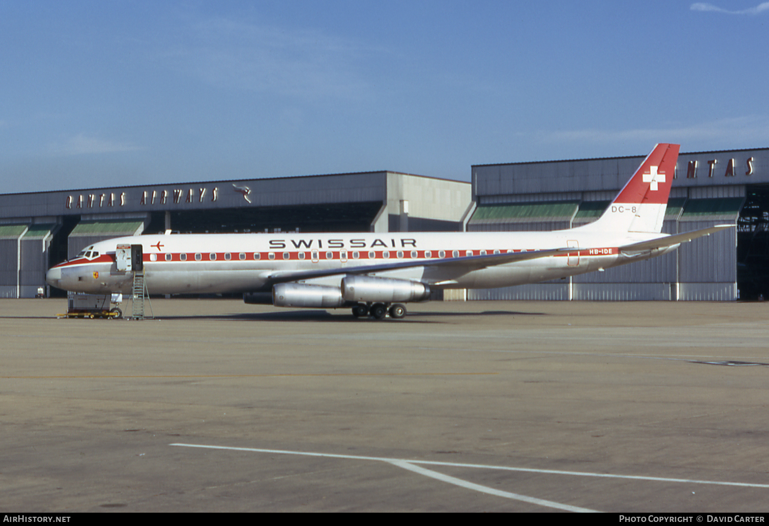 Aircraft Photo of HB-IDE | McDonnell Douglas DC-8-62 | Swissair | AirHistory.net #25477