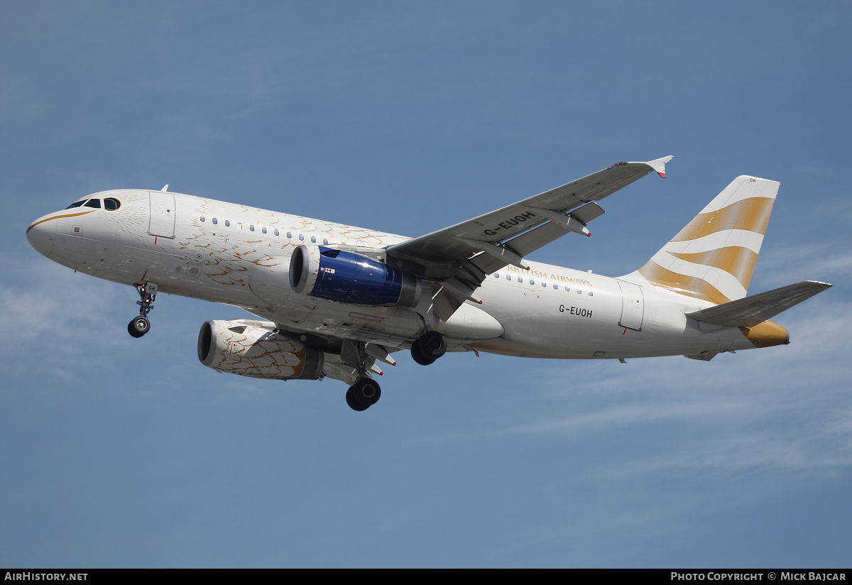 Aircraft Photo of G-EUOH | Airbus A319-131 | British Airways | AirHistory.net #25501