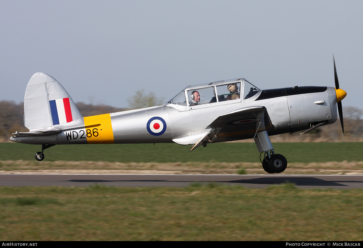 Aircraft Photo of G-BBND / WD286 | De Havilland DHC-1 Chipmunk Mk22 | UK - Air Force | AirHistory.net #25529