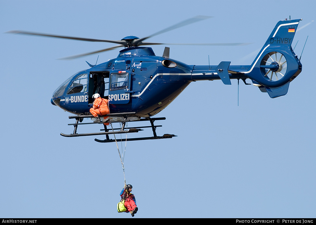 Aircraft Photo of D-HVBY | Eurocopter EC-135T-2 | Bundespolizei | AirHistory.net #25531