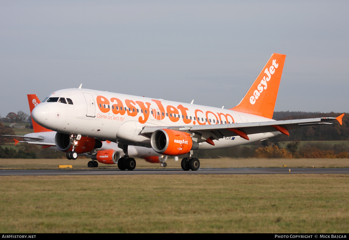 Aircraft Photo of G-EZIK | Airbus A319-111 | EasyJet | AirHistory.net #25538