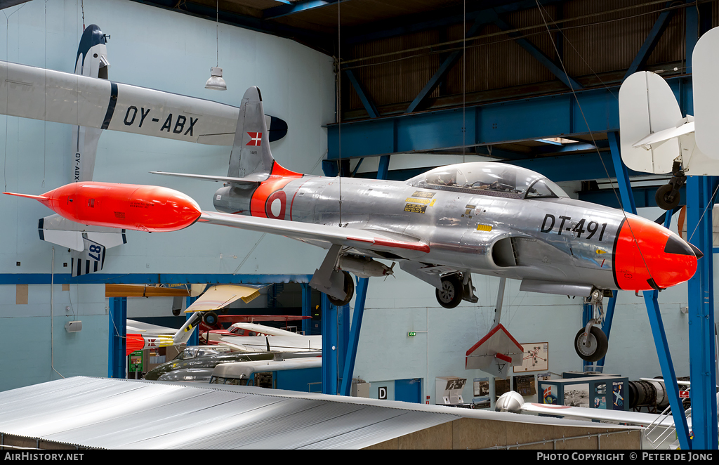 Aircraft Photo of DT-491 / 14491 | Lockheed T-33A | Denmark - Air Force | AirHistory.net #25542