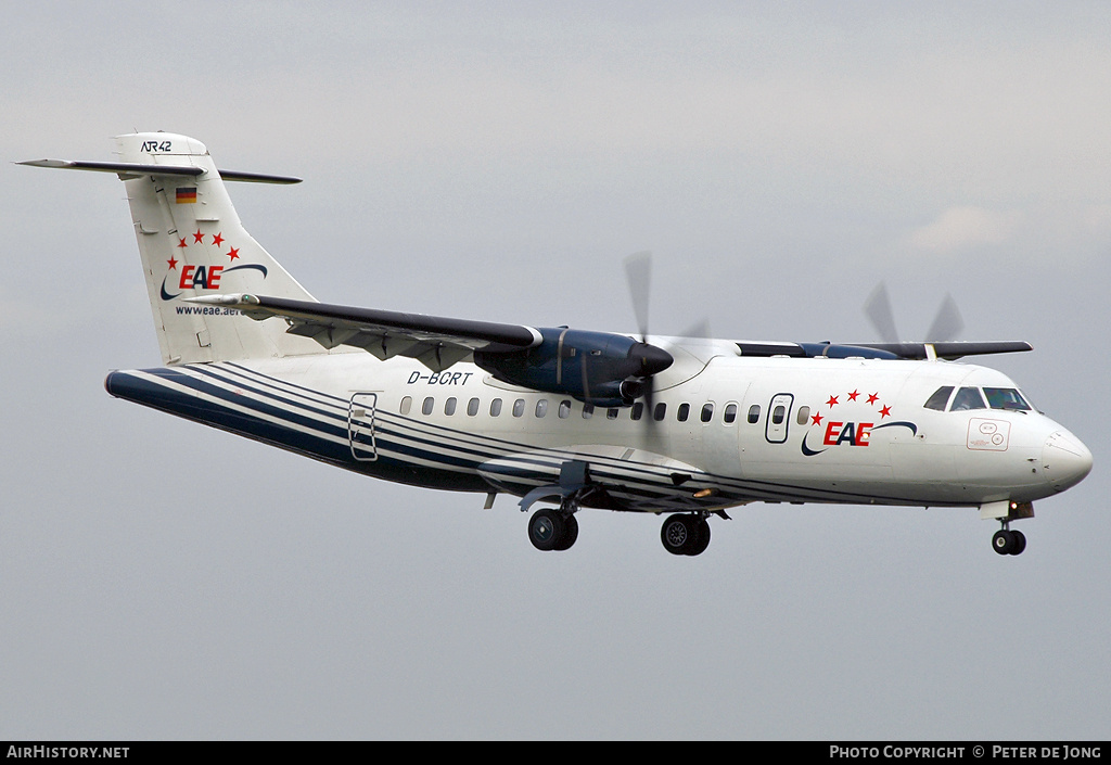 Aircraft Photo of D-BCRT | ATR ATR-42-300QC | EAE - European Air Express | AirHistory.net #25550