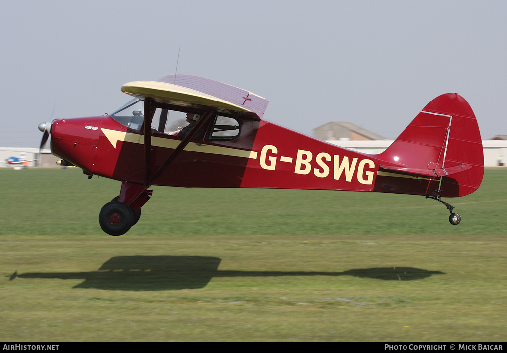 Aircraft Photo of G-BSWG | Piper PA-17 Vagabond | AirHistory.net #25553