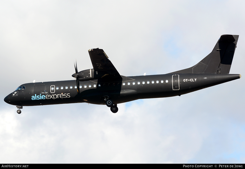 Aircraft Photo of OY-CLY | ATR ATR-72-500 (ATR-72-212A) | Alsie Express | AirHistory.net #25565