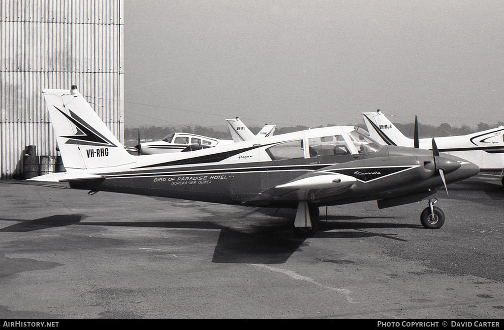 Aircraft Photo of VH-RHG | Piper PA-30-160 Twin Comanche | Bird of Paradise Hotel | AirHistory.net #25583