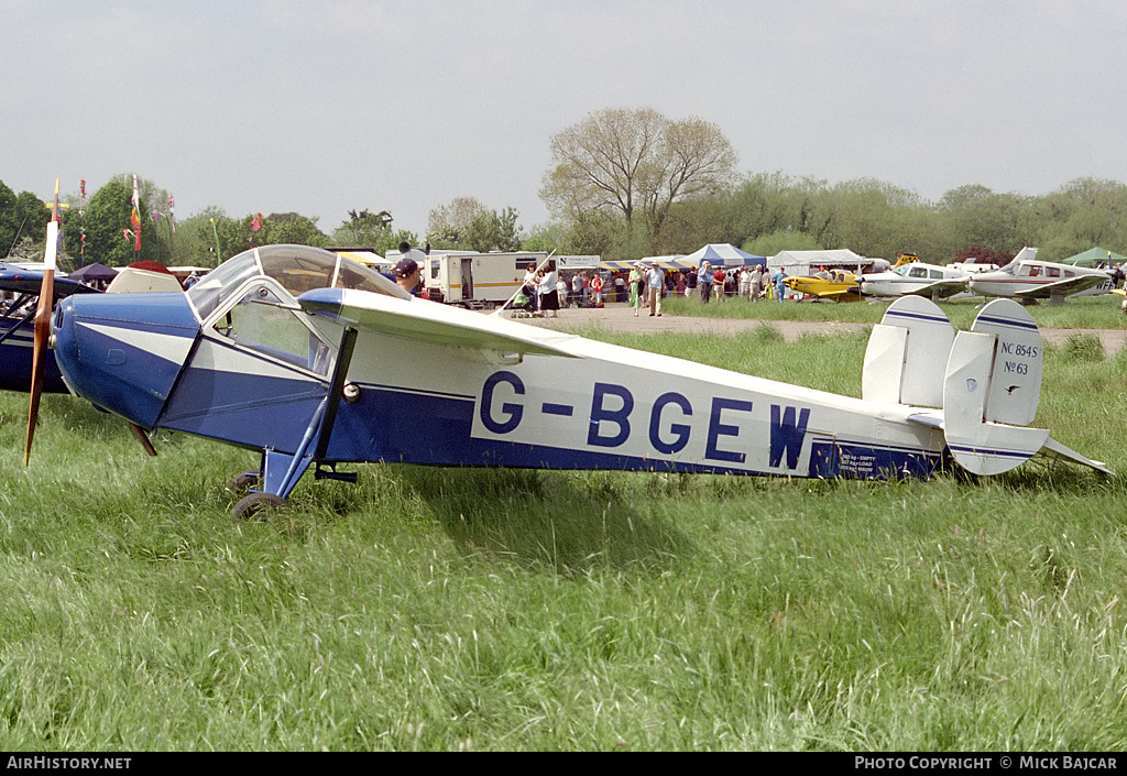 Aircraft Photo of G-BGEW | Nord NC.854S | AirHistory.net #25619