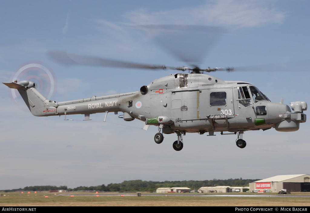 Aircraft Photo of ZD260 | Westland WG-13 Lynx HMA8DSP | UK - Navy | AirHistory.net #25621