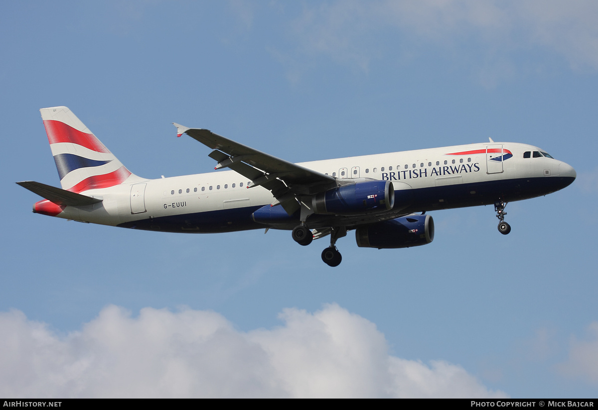 Aircraft Photo of G-EUUI | Airbus A320-232 | British Airways | AirHistory.net #25671