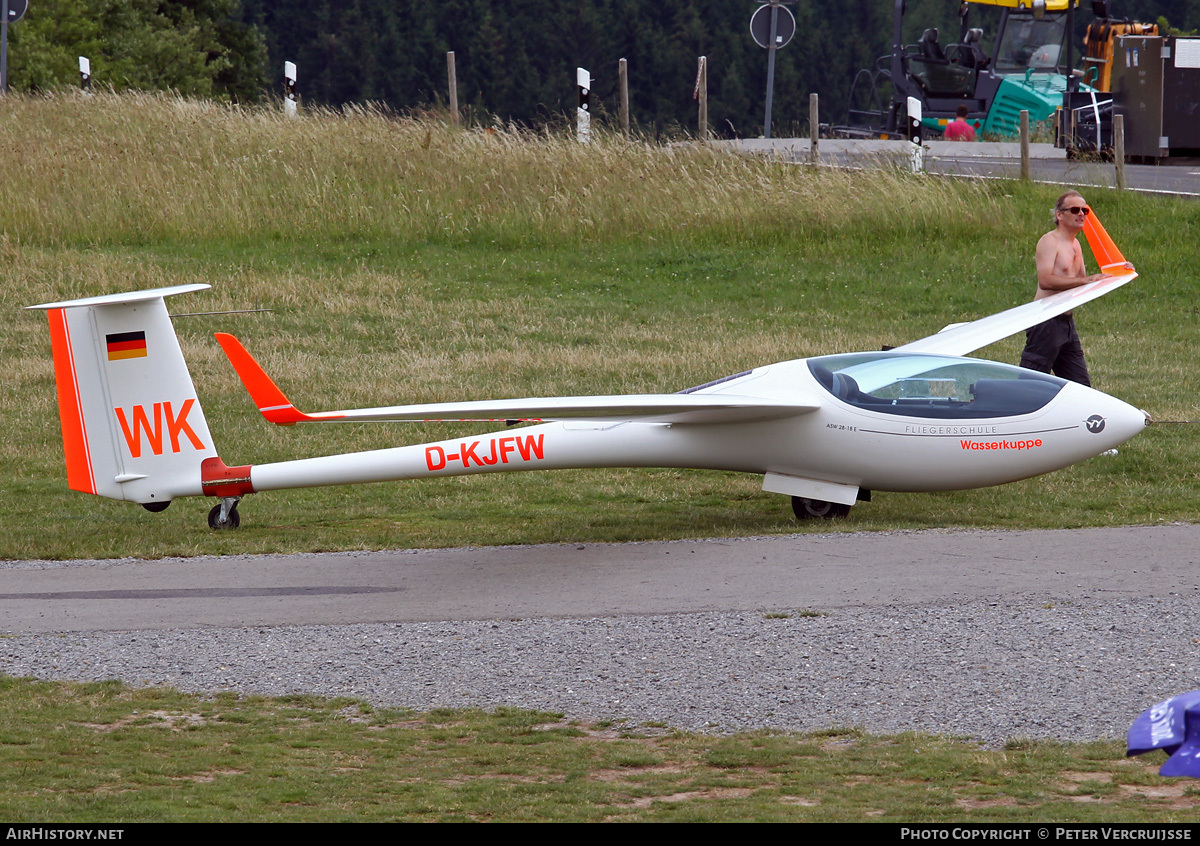 Aircraft Photo of D-KJFW | Schleicher ASW-28-18E | Fliegerschule Wasserkuppe | AirHistory.net #25685