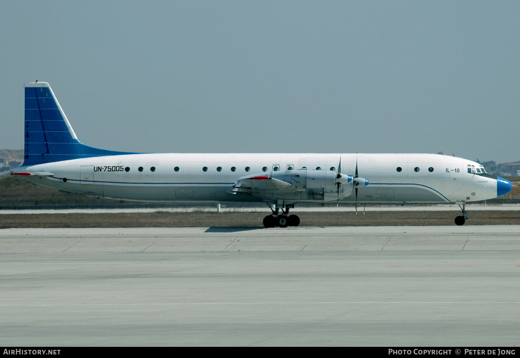 Aircraft Photo of UN-75005 | Ilyushin Il-18D | Irbis Air | AirHistory.net #25690