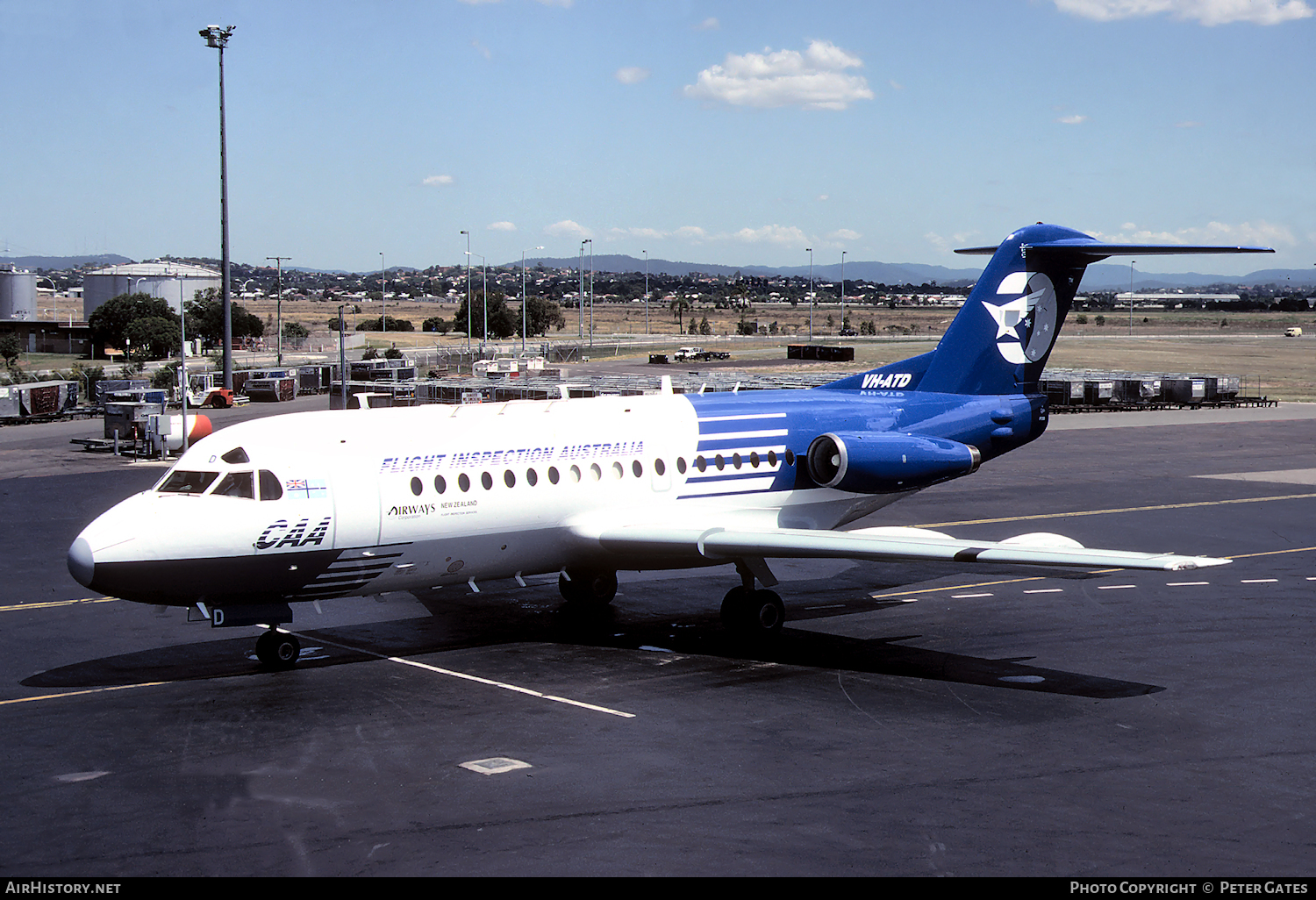 Aircraft Photo of VH-ATD | Fokker F28-1000 Fellowship | CAA - Civil Aviation Authority | AirHistory.net #25692