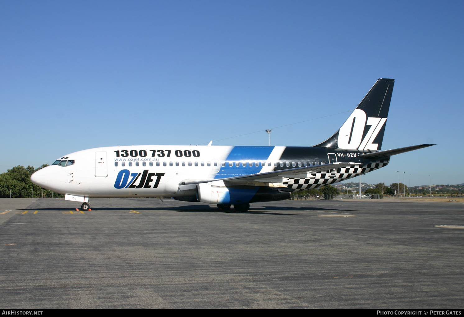 Aircraft Photo of VH-OZU | Boeing 737-229/Adv | OzJet Airlines | AirHistory.net #25693