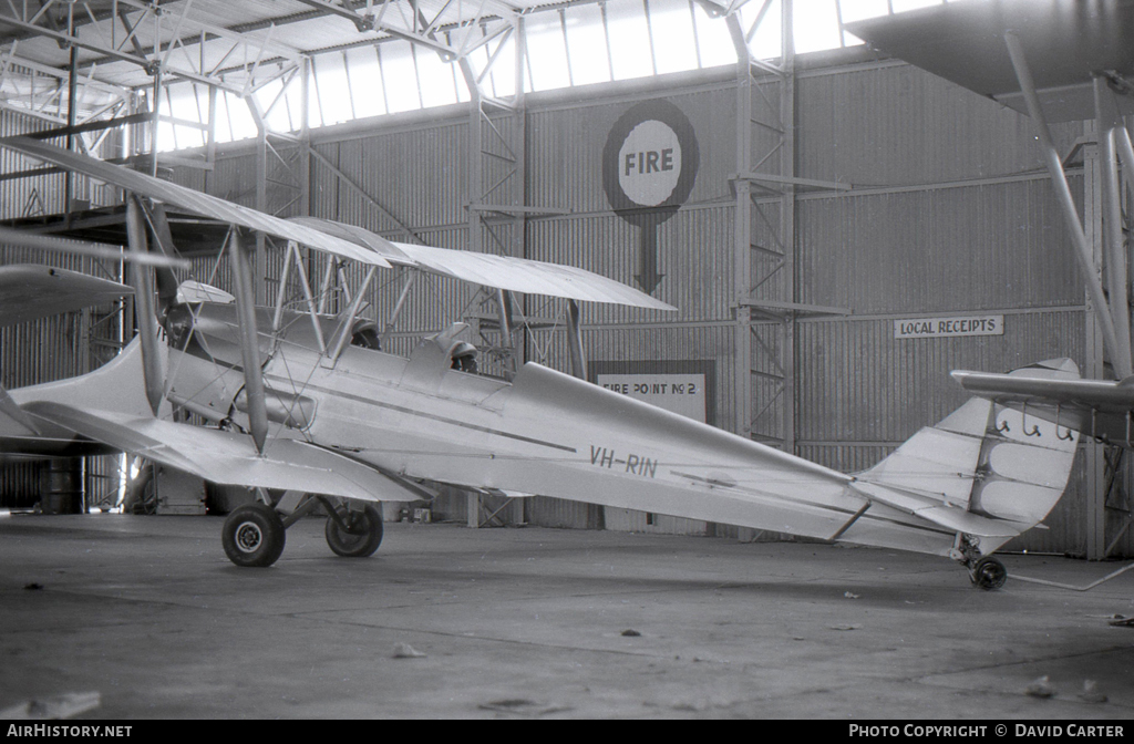 Aircraft Photo of VH-RIN | De Havilland D.H. 82A Tiger Moth | AirHistory.net #25698