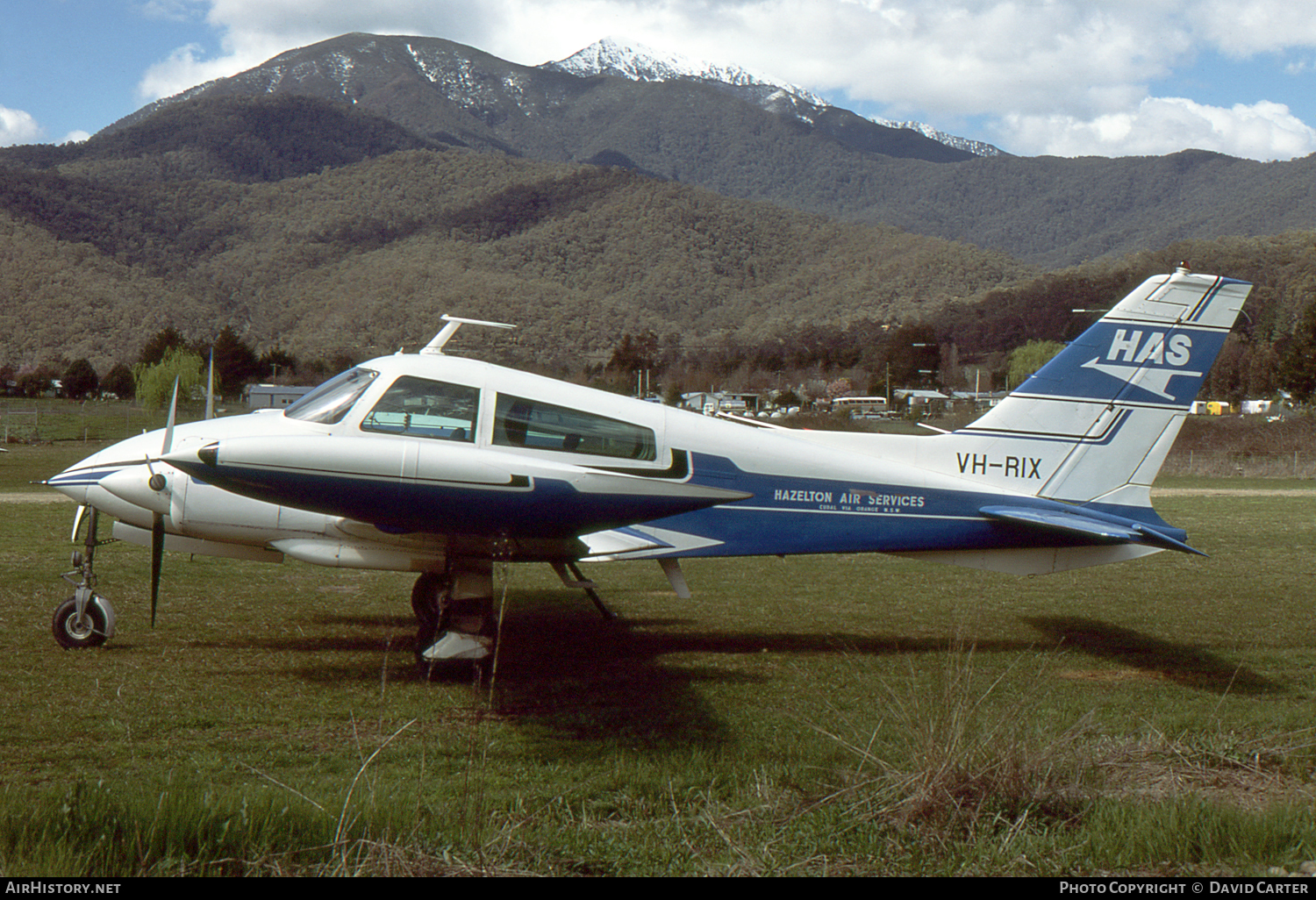 Aircraft Photo of VH-RIX | Cessna 310Q | Hazelton Air Services - HAS | AirHistory.net #25701
