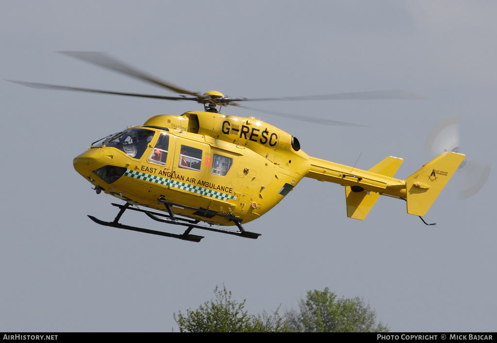 Aircraft Photo of G-RESC | Eurocopter-Kawasaki BK-117C-1 | East Anglian Air Ambulance | AirHistory.net #25724
