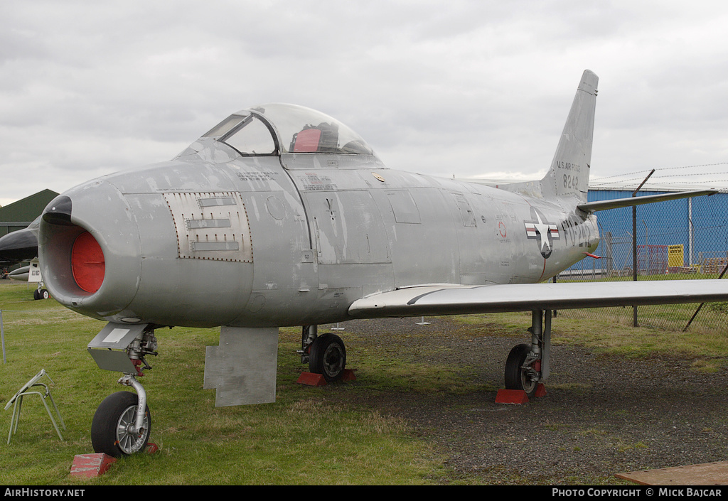 Aircraft Photo of 48-242 / 8242 | North American F-86A Sabre | USA - Air Force | AirHistory.net #25751