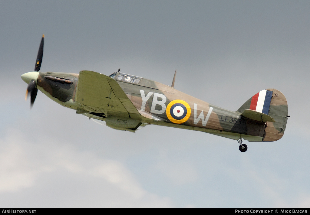 Aircraft Photo of LF363 | Hawker Hurricane Mk2C | UK - Air Force | AirHistory.net #25753