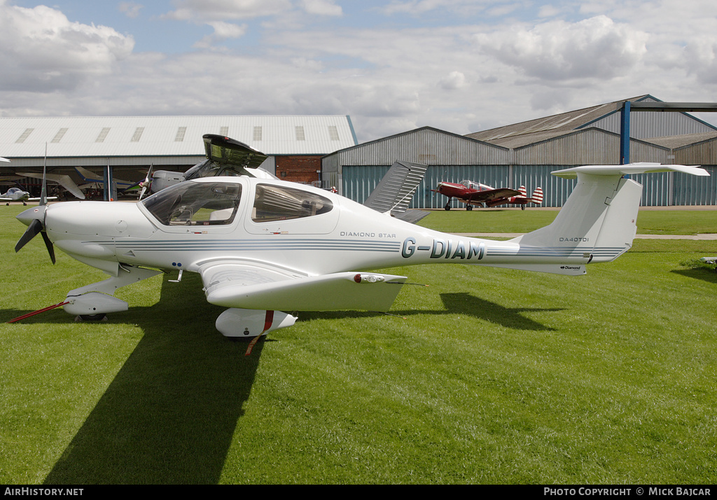 Aircraft Photo of G-DIAM | Diamond DA40D Diamond Star TDI | AirHistory.net #25755