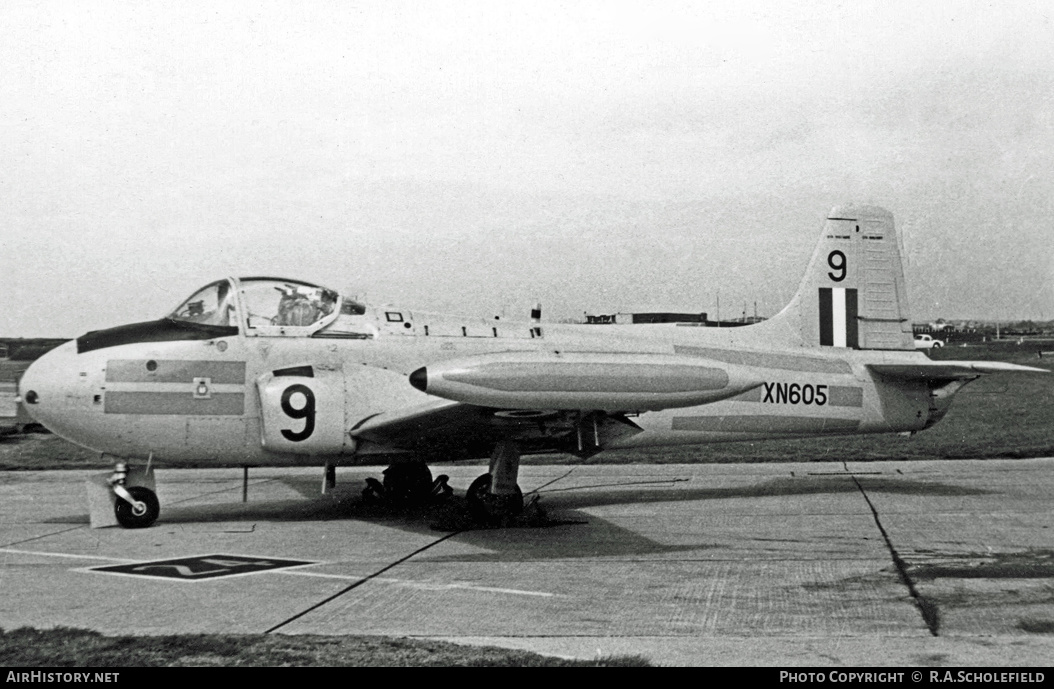 Aircraft Photo of XN605 | Hunting P.84 Jet Provost T3 | UK - Air Force | AirHistory.net #25775