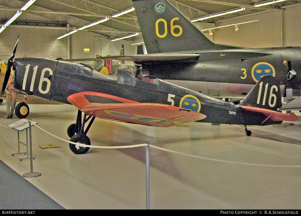 Aircraft Photo of 5075 | Klemm Kl 35D | Sweden - Air Force | AirHistory.net #25809