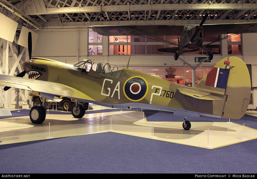 Aircraft Photo of FX760 | Curtiss Kittyhawk Mk4 | UK - Air Force | AirHistory.net #25812