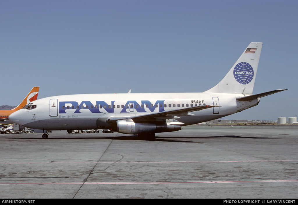 Aircraft Photo of N64AF | Boeing 737-222 | Pan American World Airways - Pan Am | AirHistory.net #25844