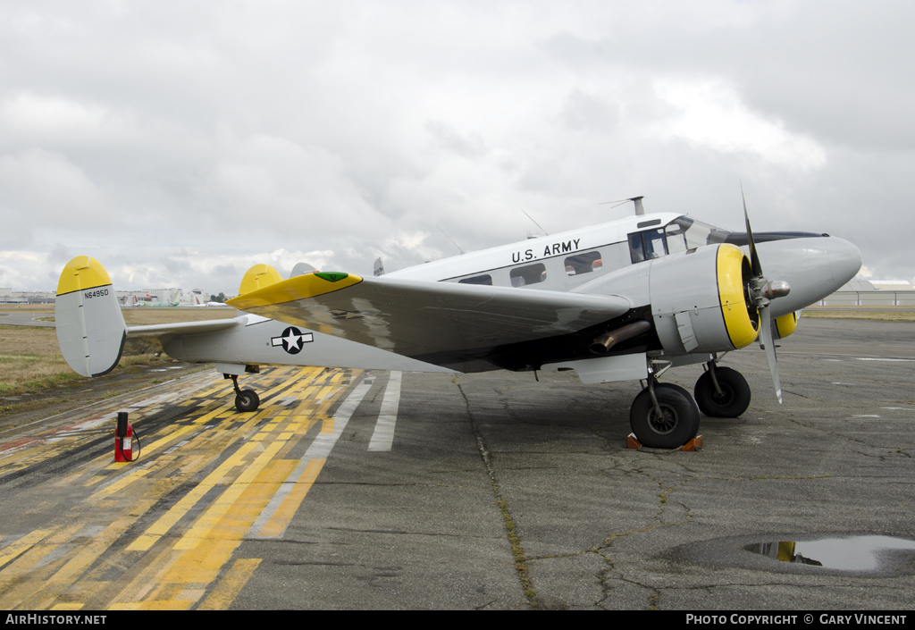 Aircraft Photo of N6495D | Beech C-45H Expeditor | USA - Air Force | AirHistory.net #25845