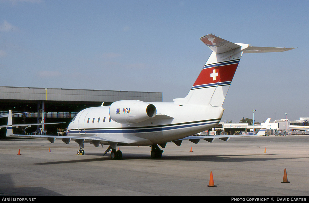 Aircraft Photo of HB-VGA | Canadair Challenger 600S (CL-600-1A11) | AirHistory.net #25846